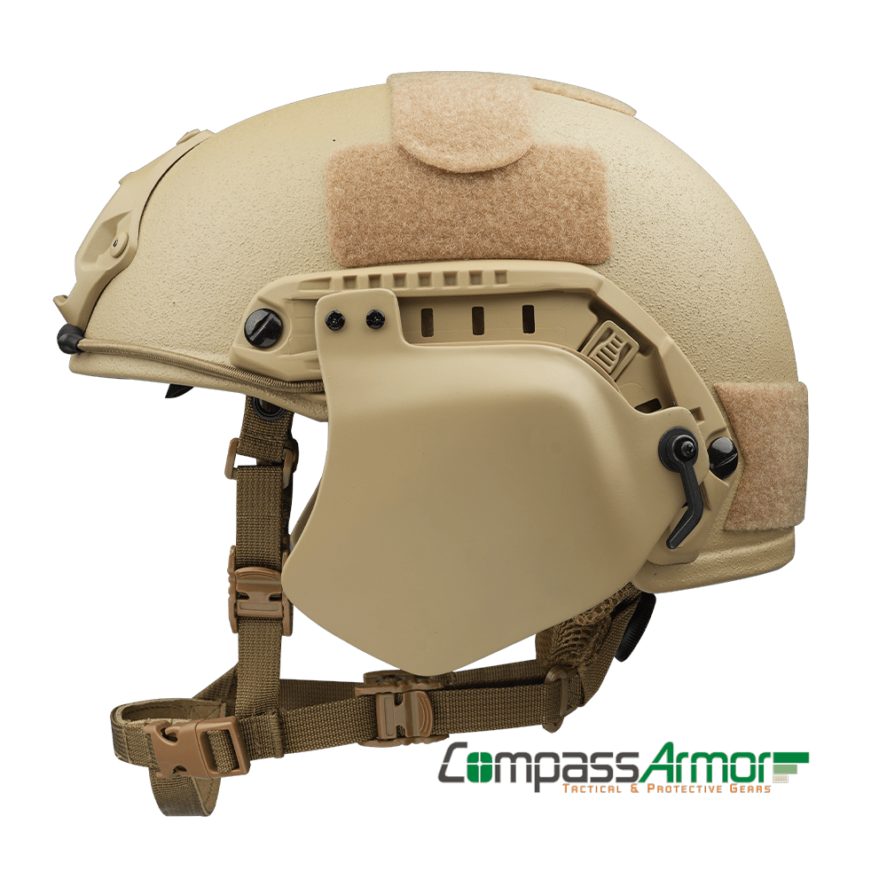 Protetores de ouvido balísticos para capacete balístico de corte alto FAST  - solução contra terrorismo, armadura corporal e controle de tumultos